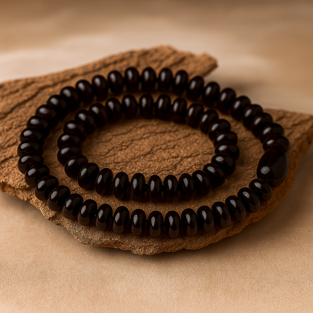 Koyu Kahverengi Sertifikalı Kehribar Bebek Kolyesi